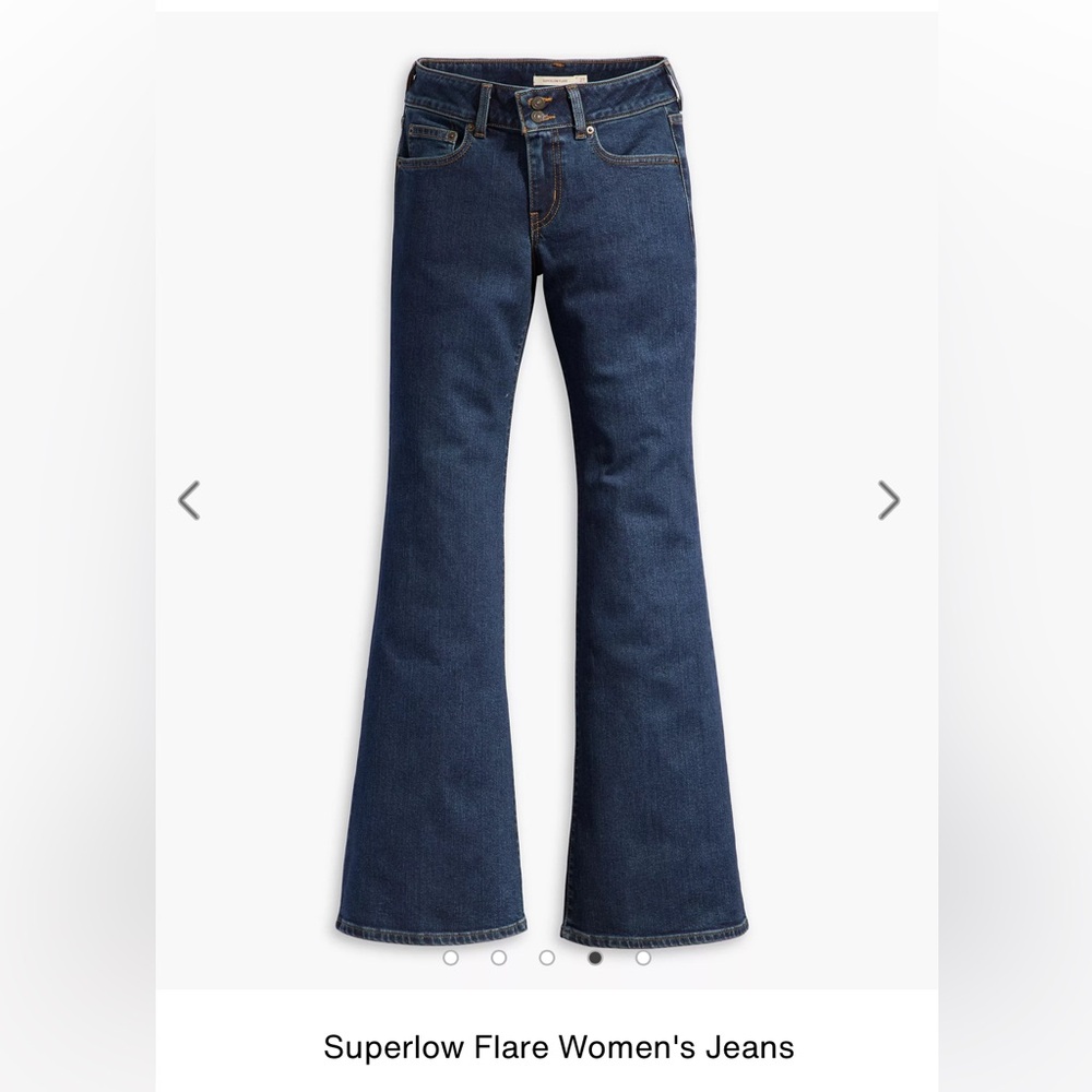 Levi's SuperLow Flare Jeans Size 34x34